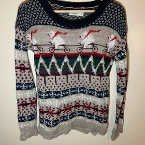 Abercrombie holiday sweater